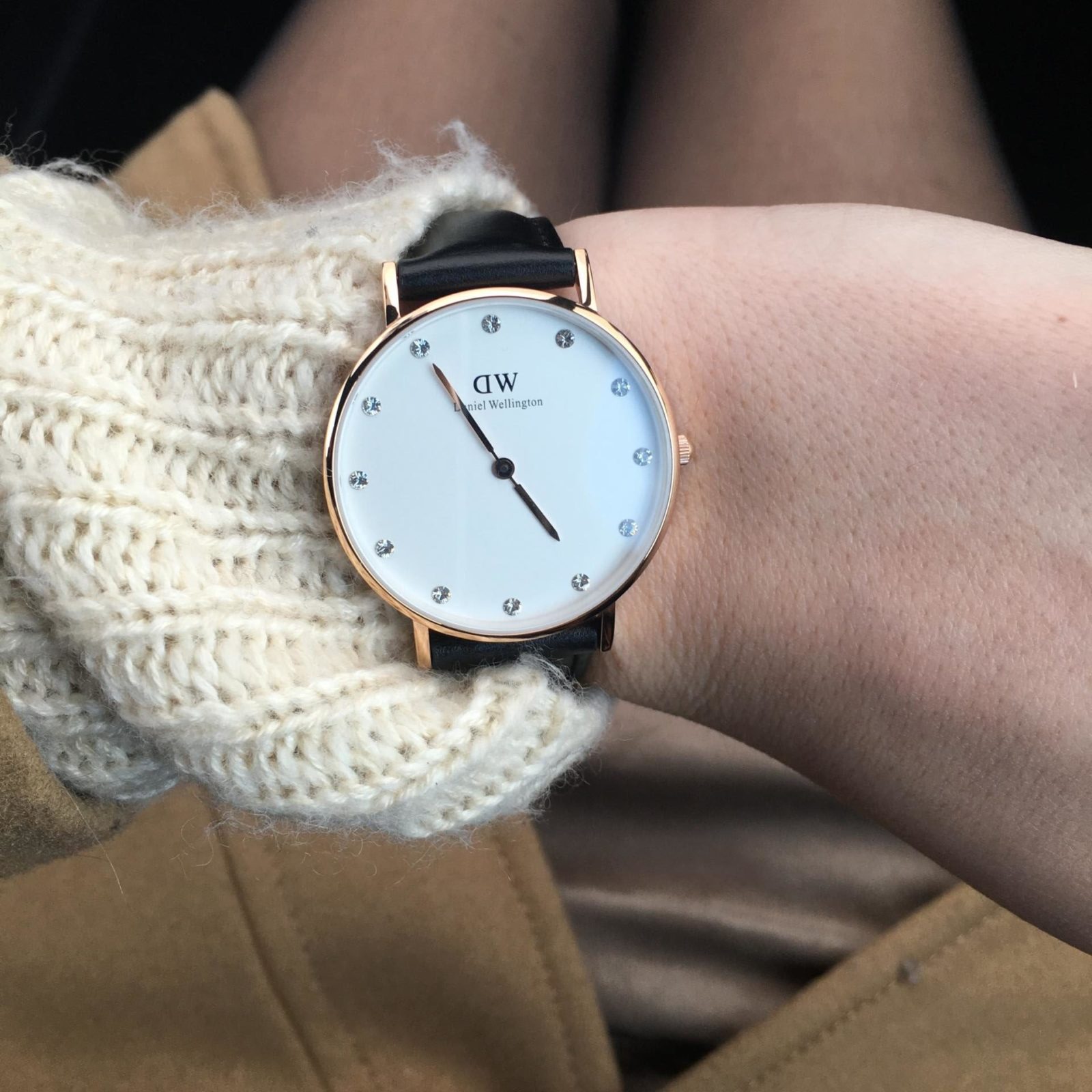 Red Sweater & Daniel Wellington Watch - Mrs. Simply Lovely